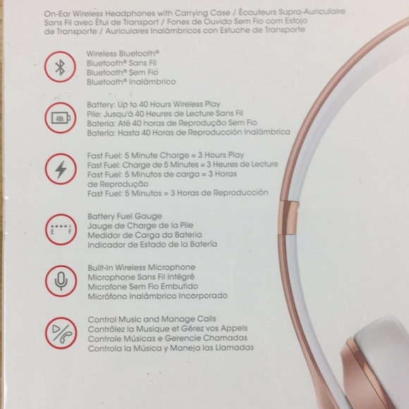 Beats-Dr. Dre Solo3 Bluetooth Wireless Headphones - Picture 5 of 5